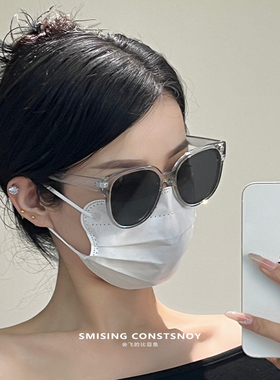 2025新款ins高级感大框显脸小茶色墨镜女夏季防晒遮阳太阳眼镜潮