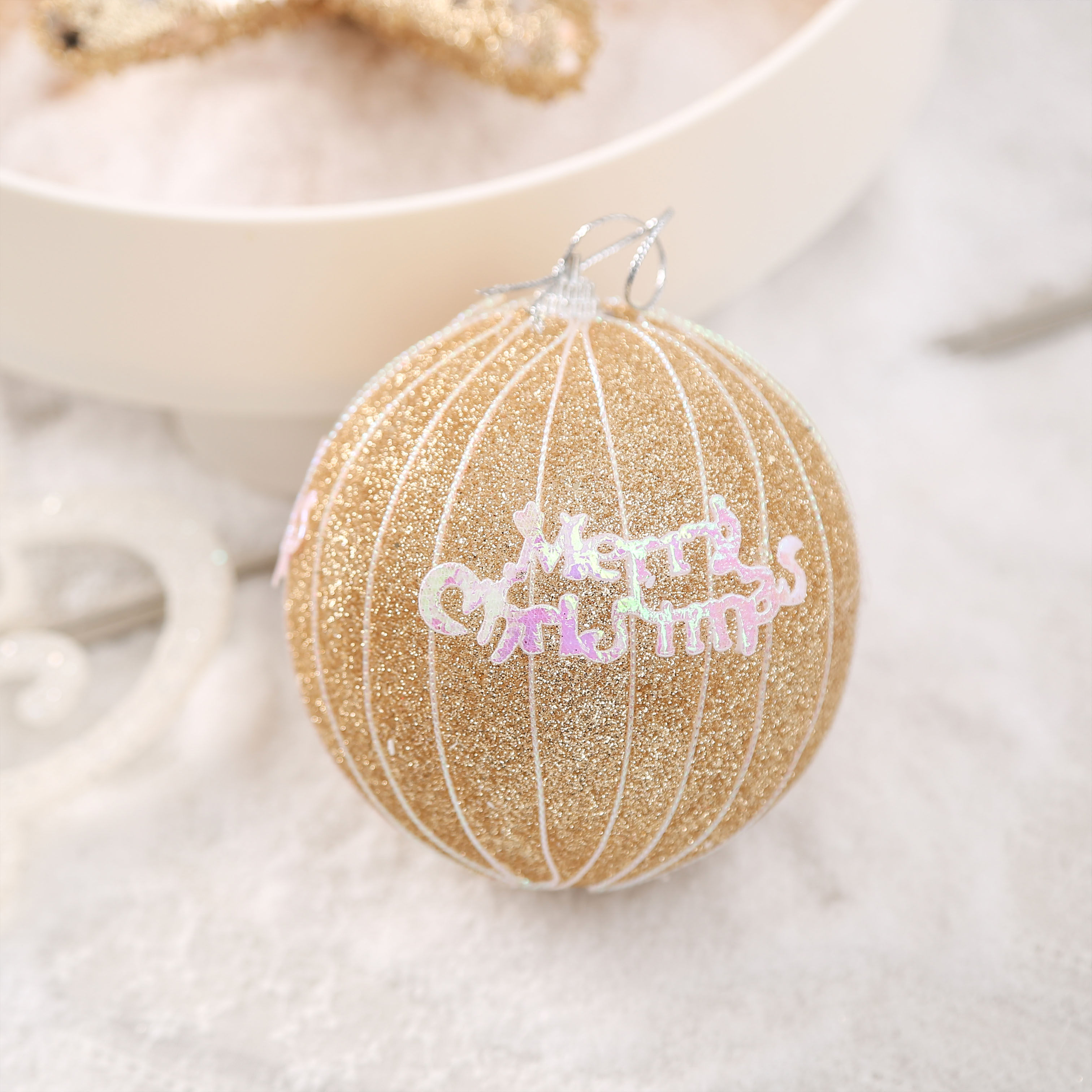 韩国同步buling亮片礼物包挂球圣诞球圣诞树装饰挂饰橱窗装饰吊球,淘宝优惠券,粉丝福利购,淘宝优惠卷