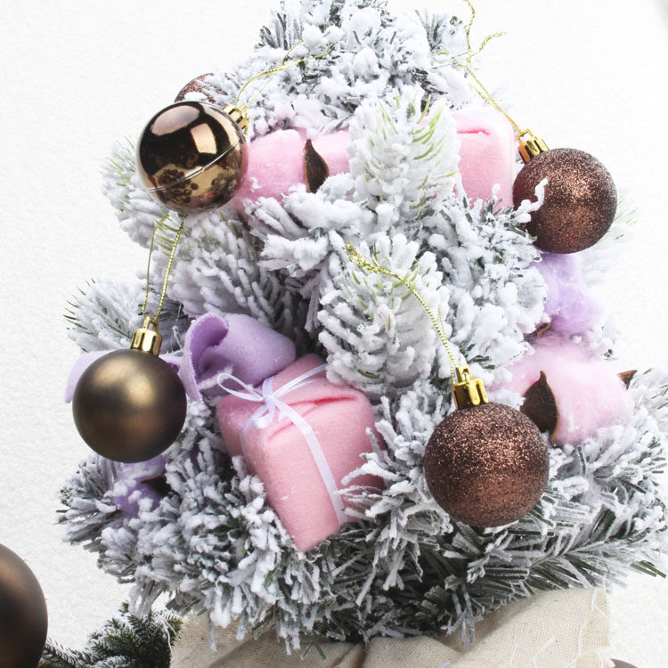 复古棕铜色闪粉圣诞球 咖啡色圣诞树装饰挂球4/6/8厘米挂球套装,淘宝优惠券,粉丝福利购,淘宝优惠卷