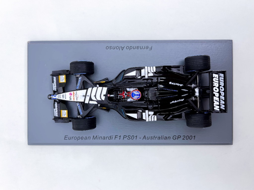 全新 SPARK F1车模 1/43 2001 PS01阿隆索澳大利亚-图1