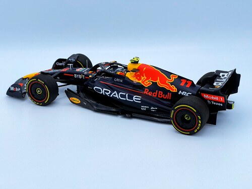 全新 迷你切 F1 车模 1/18 2022 RB18 佩雷兹 摩纳哥 第1名 - 图2