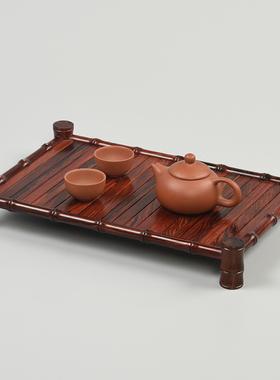 摆件红木长方形茶盘工艺品