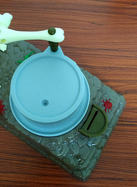 有钱能使鬼推磨骷髅头存钱罐摆件