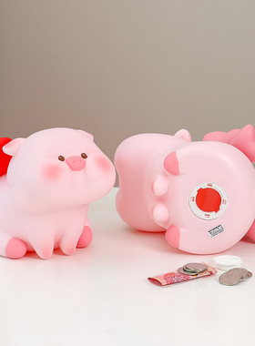 大小号飞天蝴蝶结猪存钱罐摆件