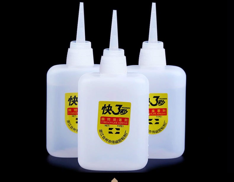 厂家直销强力3三秒胶水瞬间强力胶水广告家具木材胶水502胶水批发 - 图1