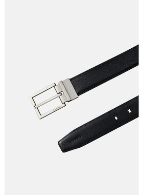 海外代购Calvin Klein/凯文克莱男士皮带束腰收腹黑色针扣