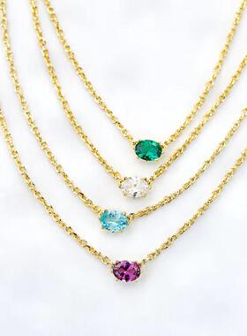 海外代购Kendra Scott（饰品）女士项链金色白色锆石日常搭配