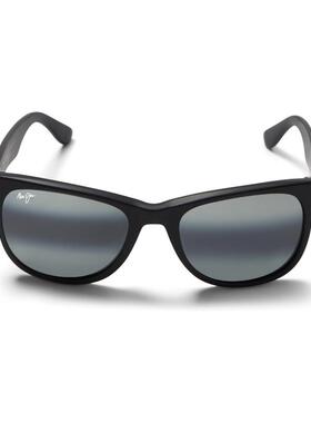 代购MauiJim男士太阳镜偏光防紫外线高清晰度抗眩光大框黑色