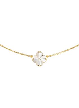海外代购kate spade NEW YORK女士项链可调节龙虾扣铜镀金白贝母