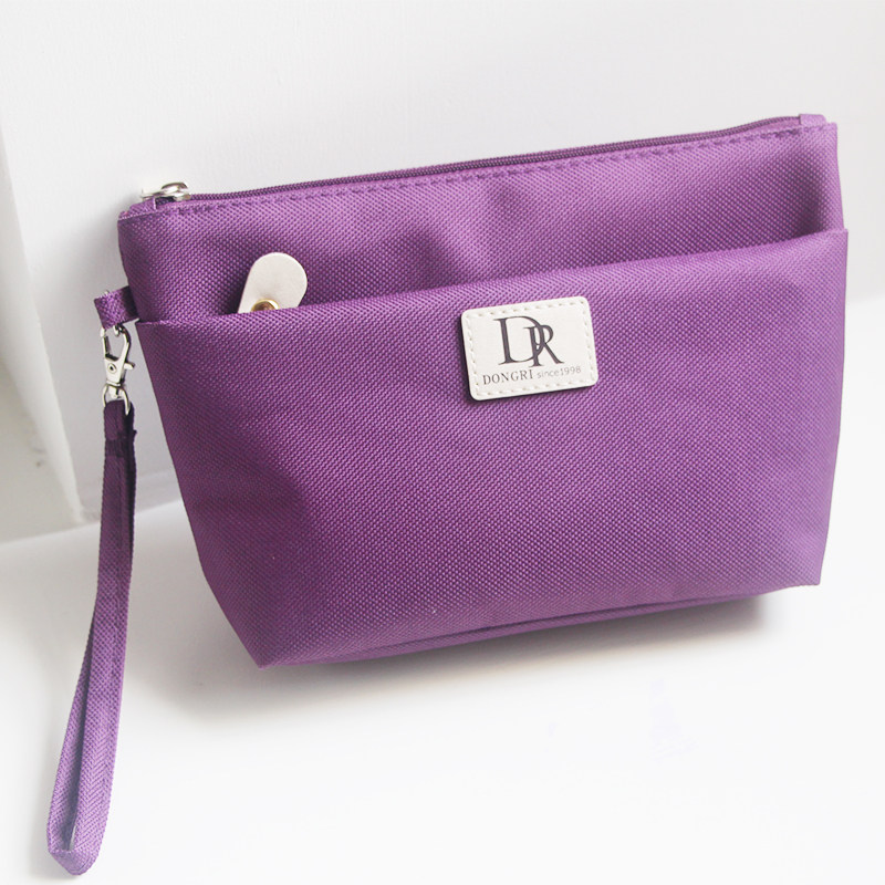 韩版简约拉链百搭帆布手拿包手拎包纯色日韩手抓包手机包化装包女,淘宝优惠券,粉丝福利购,淘宝优惠卷