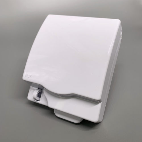 上锁防水盒 86型高等级防水 IP55开关电源插座防水面板盖 防溅盒 - 图1