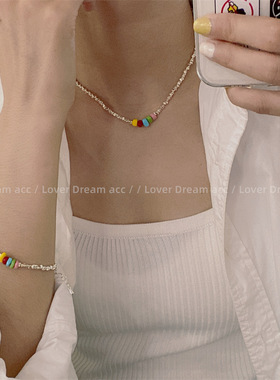 韩国锁骨链银子金属锁骨链