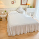 Fairy princess style bed skirt four piece set pure cotton 100
