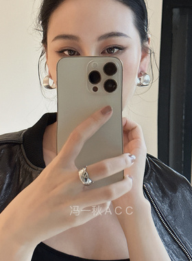 重工耳圈贴面耳本命耳环