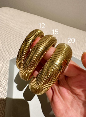 欧美手镯钛钢宽版时尚女