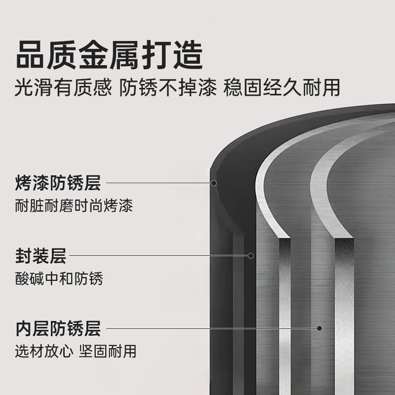 落地挂衣架卧室可移动金属衣帽架简约次净衣架不占空间衣服置物架 - 图1