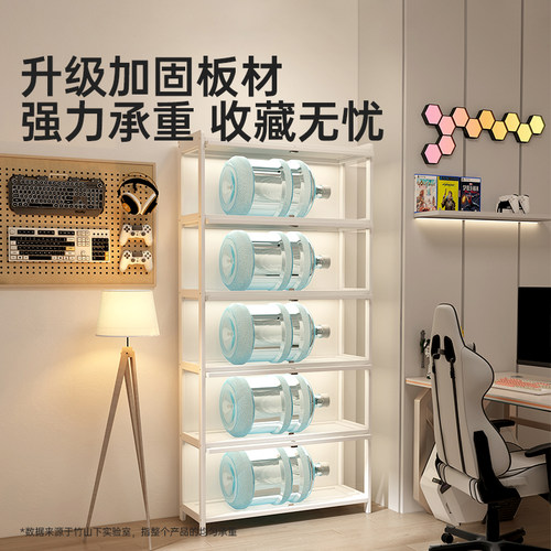 手办展示柜亚克力带灯带锁收纳柜积木盲盒玩具展示架透明陈列柜子 - 图3