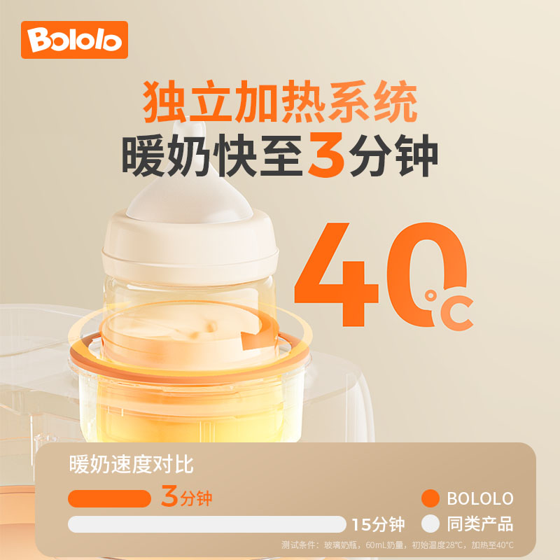 波咯咯温奶器无水暖奶器自动恒温加热母乳保温奶瓶恒温器婴儿热奶