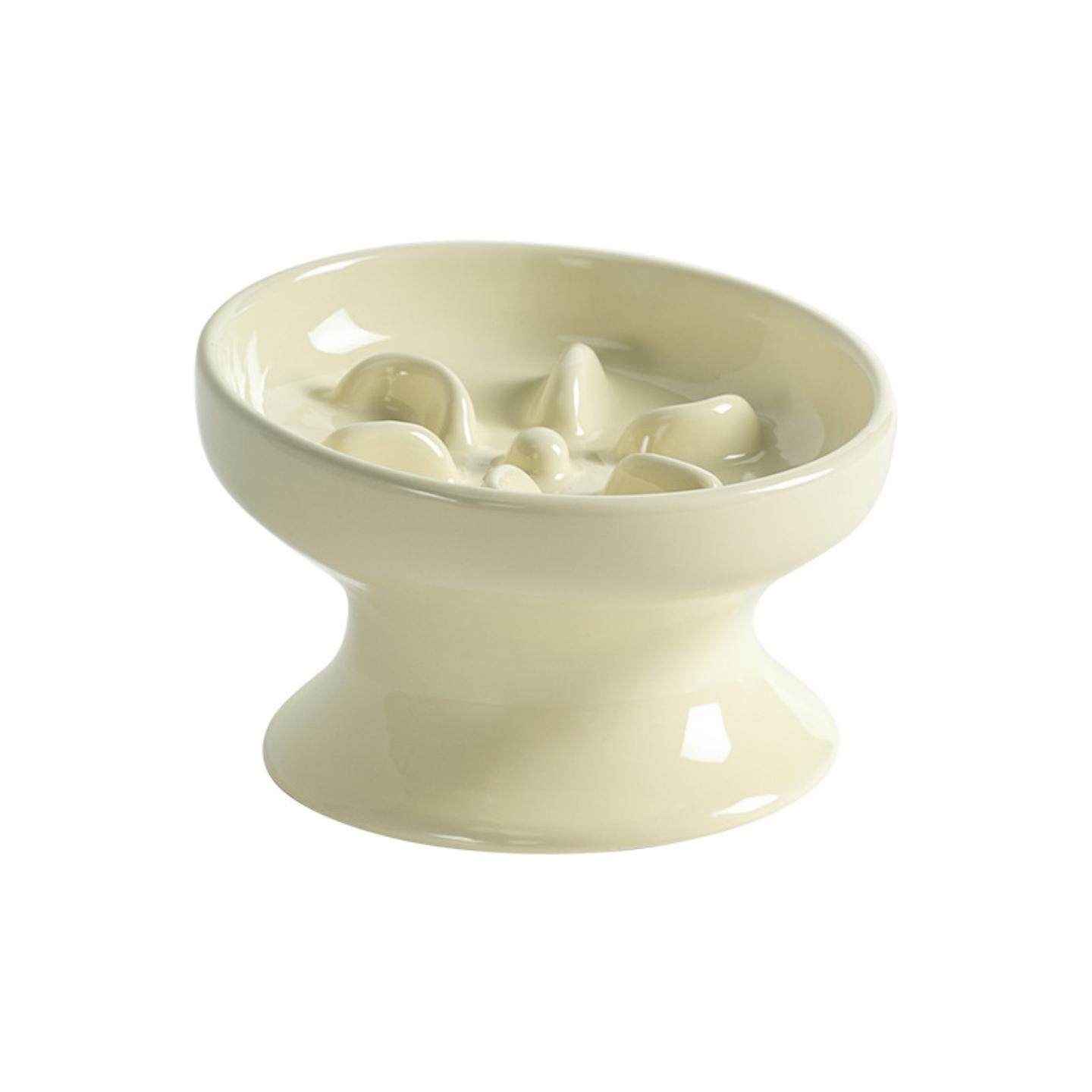 创意图案高脚慢食碗宠物陶瓷碗防噎缓食盆猫碗狗碗护颈饭盆,淘宝优惠券,粉丝福利购,淘宝优惠卷