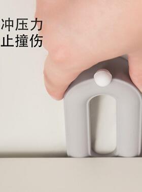 甜甜圈阻门器软胶门塞创意挡门防