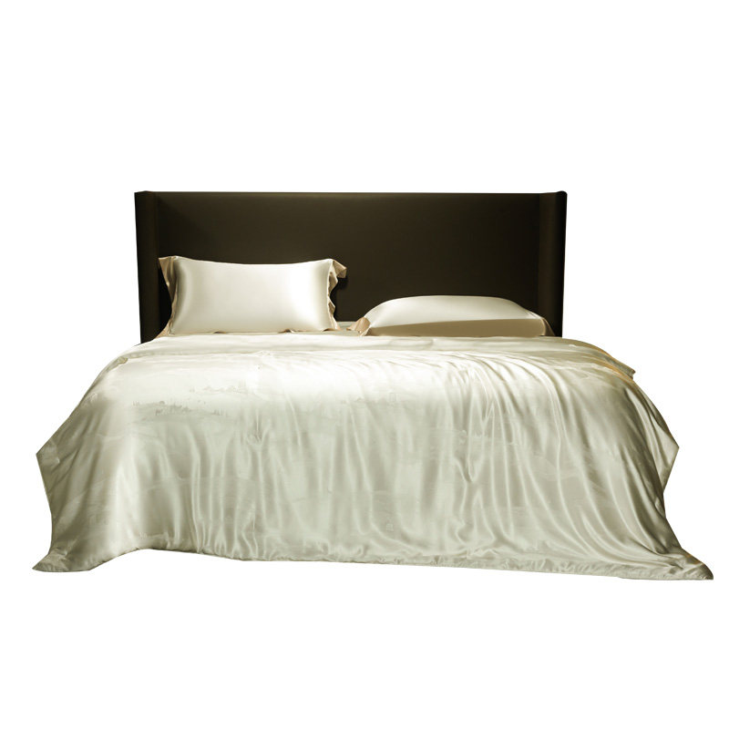 奢华100%真丝桑蚕丝被四季通用被芯 欣恋家纺蚕丝被