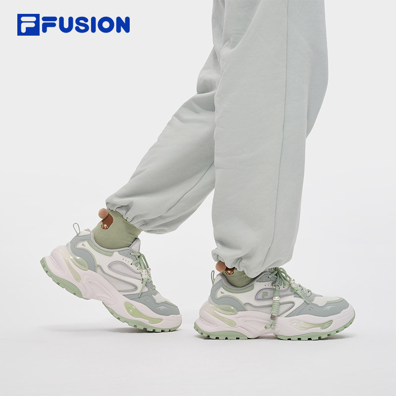 软糖鞋丨FILA FUSION斐乐潮牌女鞋厚底老爹鞋2025新款增高运动鞋,淘宝优惠券,粉丝福利购,淘宝优惠卷