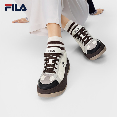 BELLIS|杨幂同款FILA 斐乐官方女子板鞋厚底复古小白鞋增高休闲鞋 - 图2