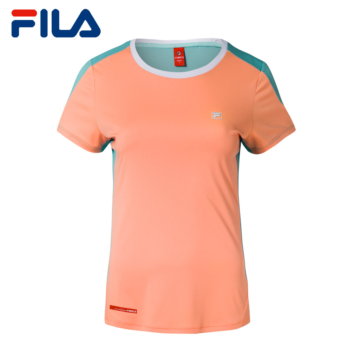 FILA斐乐女亲肤T恤2018夏季新款短袖T恤透气