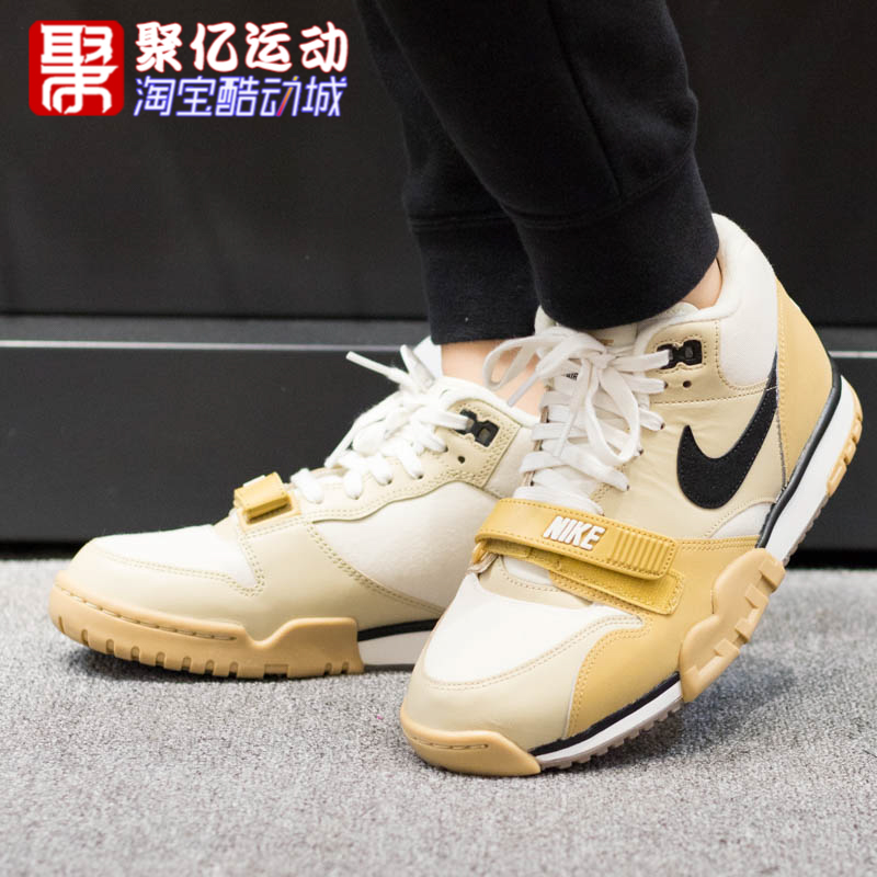 耐克男士2024夏新款AIR TRAINER 1百搭复古运动休闲鞋 DV7201-100 - 图0