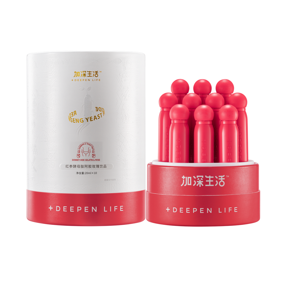 加深生活阿胶玫瑰红参酵母肽，-第4张图片-提都小院