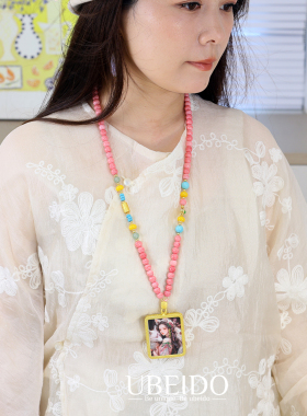 UBEIDO民族风扎基拉姆唐卡毛衣链