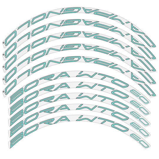 New BORASC road carbon wheel sticker rim