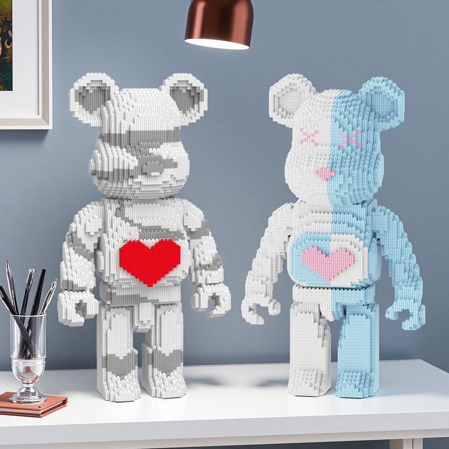 2025新款积木暴力熊男女孩系列礼物小颗粒拼装玩具儿童拼图男孩子,淘宝优惠券,粉丝福利购,淘宝优惠卷