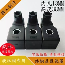 Hydraulic special for solenoid valve coil