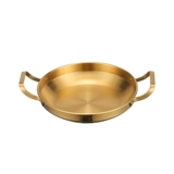 Голотый горшок из нержавеющей стали Golden Force Corean Ramen Pot Cross Creative Creative Creative Double -Har Dry Pot Plate