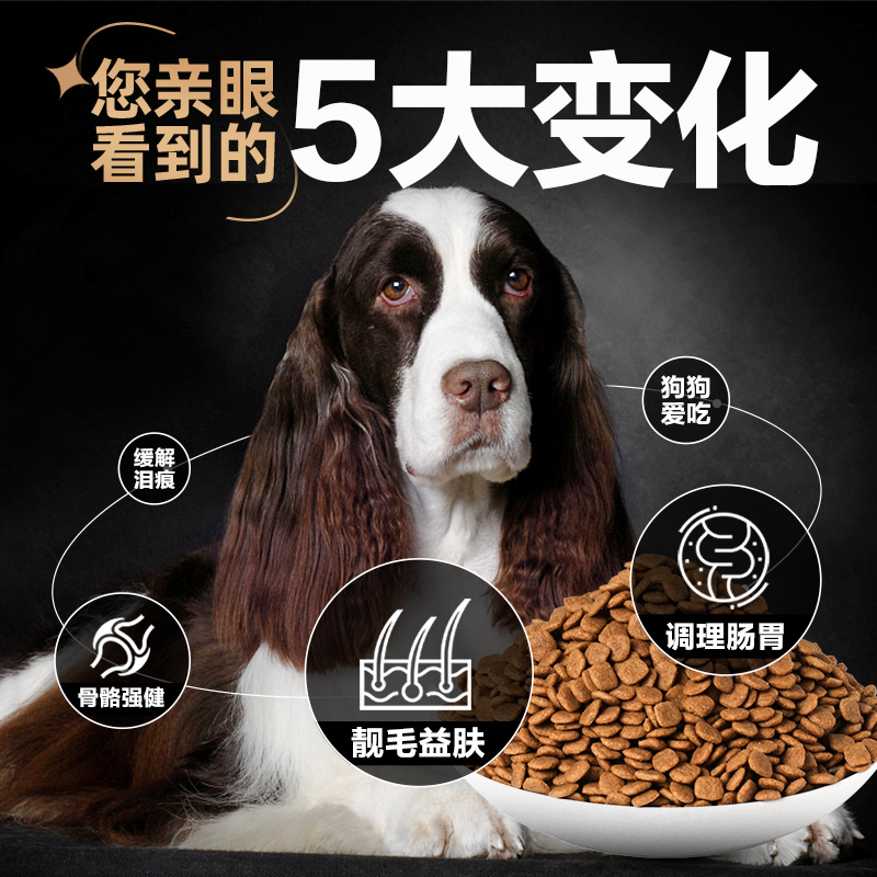 伯纳天纯狗粮40斤装成幼犬通用型金毛拉布拉多边牧柯基味臻纯20kg