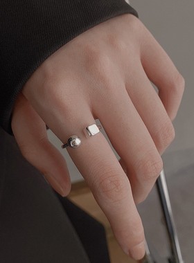 韩版戒指嘻哈食指戒潮复古女