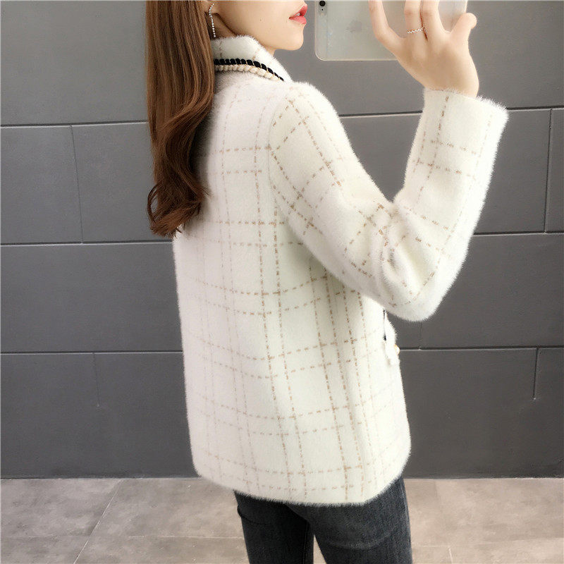 秋装水貂绒韩版宽松2020秋冬上衣 邻家思语短外套