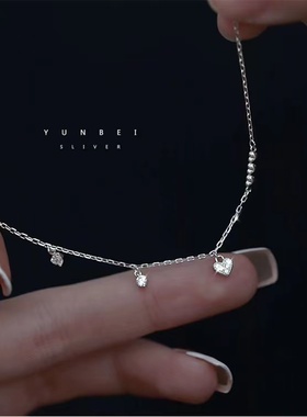 其他女925银锆石时尚纯银手链