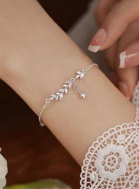 925纯银麦穗手链小众轻奢女手串高级感闺蜜百搭爆款手镯