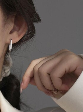 丢了一只耳环女s925酷帅冷淡风