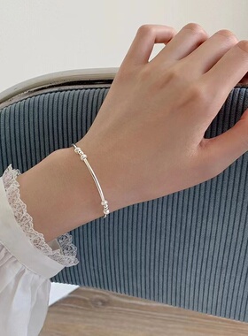 其他女925银珍珠时尚纯银手链