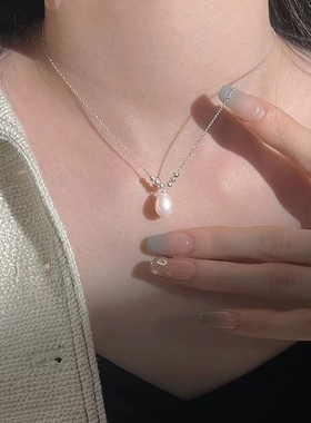 其他925银十字链女时尚轻奢项链