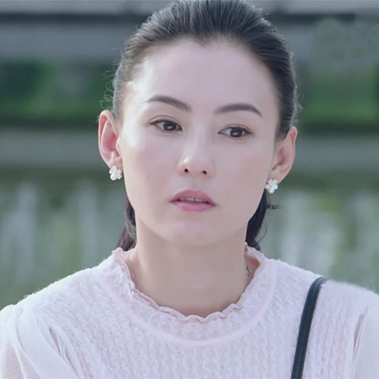 如果爱张柏芝同款耳钉万嘉玲个性耳饰耳环首饰韩国气质女纯银花朵