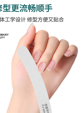 专业美甲搓条指甲锉修甲打磨砂条木片锉修形磨条甲面打磨工具套装