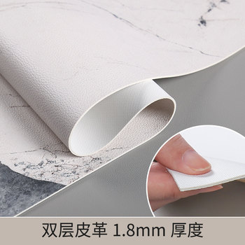 Marble entryway shoe cabinet mat mat waterproof leather tablecloth rectangular countertop anti-dirty table mat mat sideboard mat