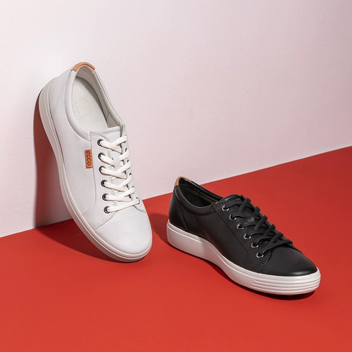 Ecco Loves Fedal Shoes Casual Shoes flat Sole Fairy Style Low Help Классическая белая туфли Женская Руку № 7 430003