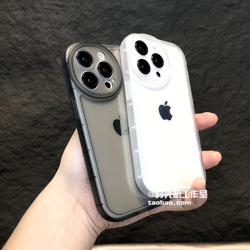 高级圆边适用iQOO9pro手机壳12/11/10保护套8透黑Neo7透明neo5活力版气囊neo6/3加厚vivoX90S/x80男女70套S16 - 图0