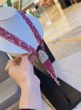 毛衣链女多层首饰女时尚气质轻奢