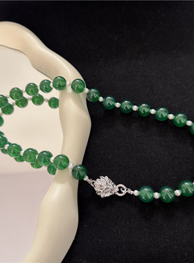 新中式天然玉髓项链个性时尚首饰